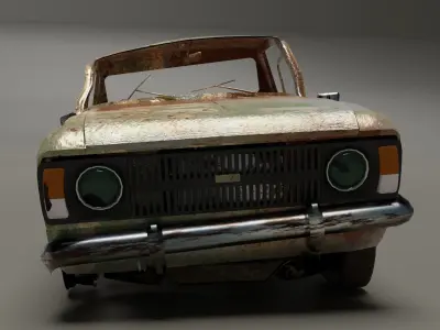 old car1 3D model