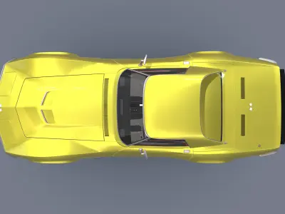 Chevrolet Corvette C3 Stingray - 1968-1982 3D model