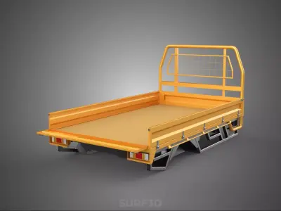 TAILGATE DROP SIDE LOAD BED BODY REAR GATE DOOR PICKUP TRUCK CAR 3D model