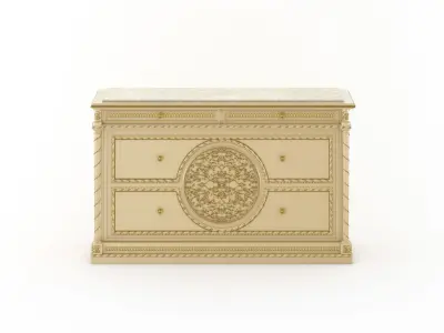 Central TV stand with mechanism by Modenese 3D model