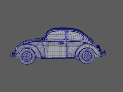 Volkswagen Beetle  3D model