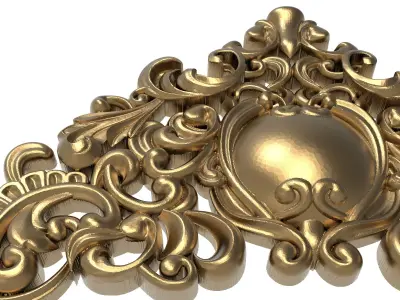  decorative pattern ready for 3D printing 3D model