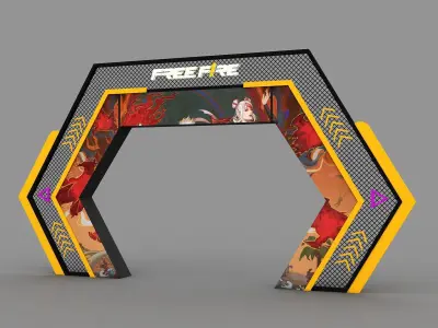 ENTRY ARCH GATE 3D model