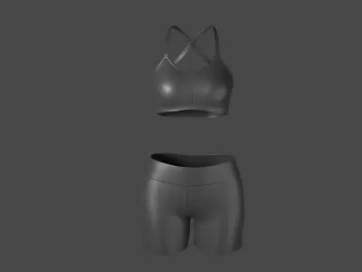 Sport Clothing Free 3D model