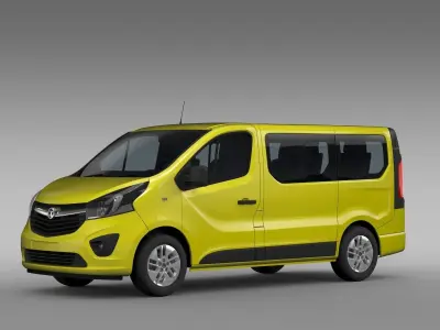 Vauxhall Vivaro 2017 3D model