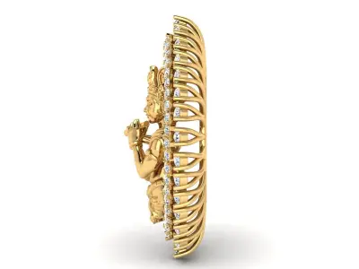 krishna pendent 3D print model