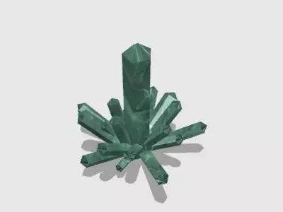 crystalcluster Free 3D model