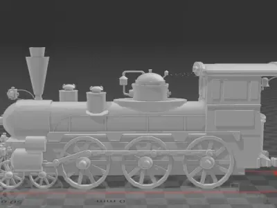 Locomotive 3D print model purchase
