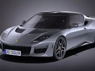 Lotus Evora 400 2017 VRAY 3D model
