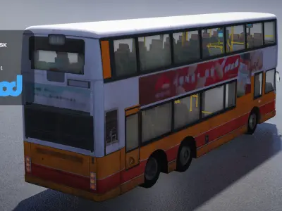 Hk Doubledeck 002 3D model