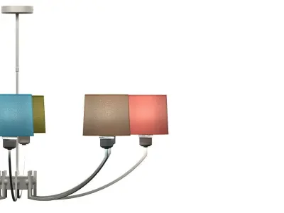 Colorful Chandelier 3D model