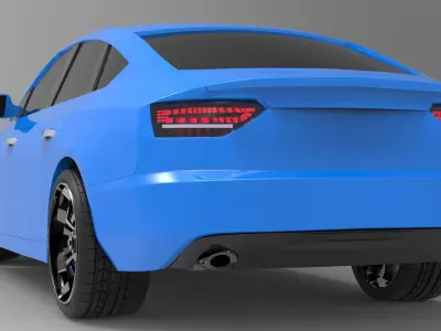 Audi A5 3d Model 3D model