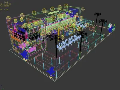 Exhibition - Area - 25X12-3DMAX2012-010 3D model