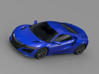 Honda NSX 2016 3D model