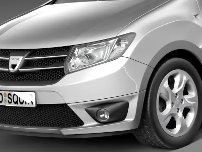 Dacia Logan 2013 3D model