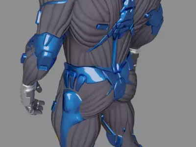 NANO SUIT - 2 from Crysis 3 Low-poly 3D model