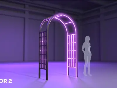 Arbors Set - 12 Designs Pack 3D model