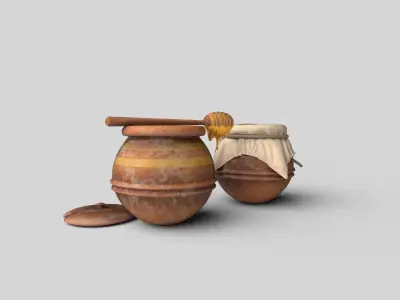 honey vessel 3D model