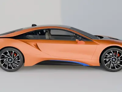 German car 3D model by hydersharjeel4