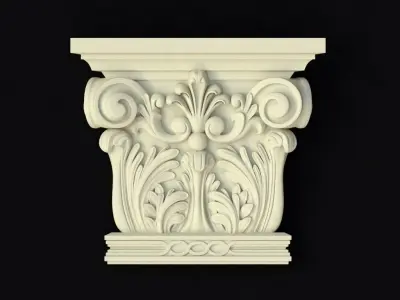 pilaster 3D model 4