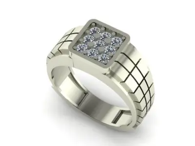 man ring free download Free 3D print model