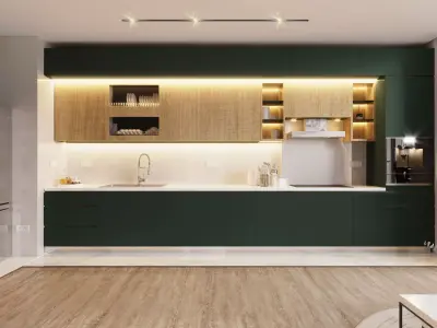 Modern Kitchen Design  3D model purchase