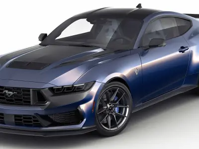 Mustang 2024 Dark Horse  3D model