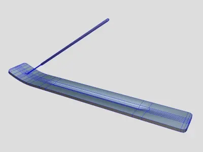 Incense Burner Low-poly 3D model