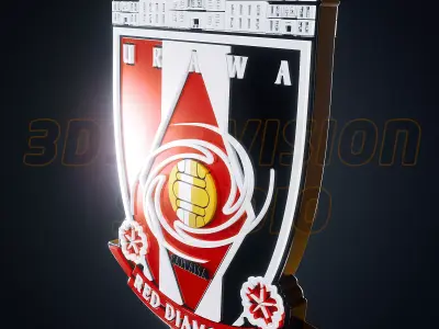 Urawa Red Diamonds logo - Cinematic - 3D print 3D model