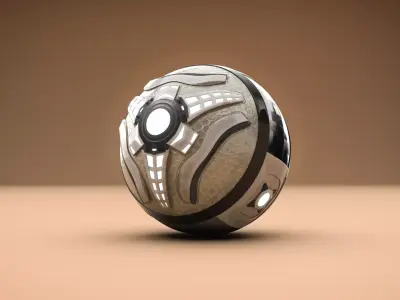 RL-Like Ball - PBR Rigged Subdivision-Ready 3D model