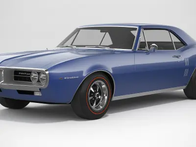 Pontiac Firebird 1967 3D model