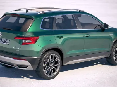 Skoda Karoq Scout 2019 3D model