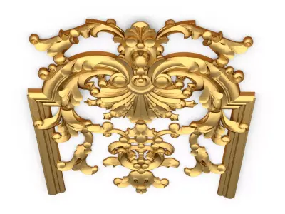 carved classic decorative ornament cnc 3d printing stl 34 3D print model