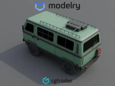 Off road Camper Van 3D model