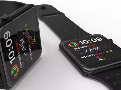 SMART WATCH-BLACK 3D model