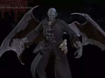 Nosferatu Low-poly 3D model