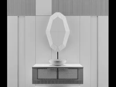 LUXURY - Wash Basin 08 3D model