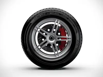 Wheel v1 3D model purchase
