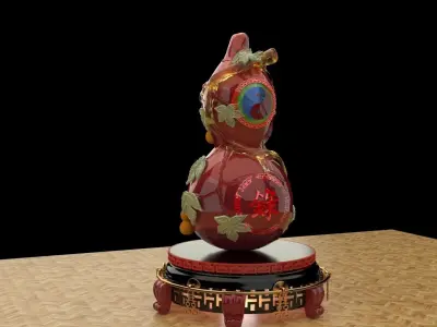 Chinese  gourd 3D  3D model