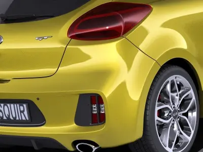 Kia PRO Ceed GT 2017 VRAY 3D model