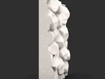 Stone Wall 371 3D print model