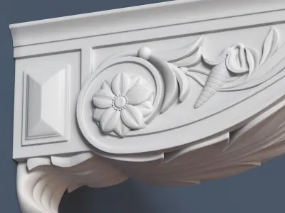 Decorative Corbel 3D model 18