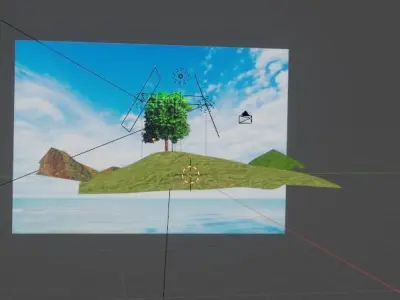 Hill Tree Free 3D model