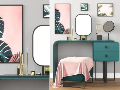 Nordic dressing table 3D model