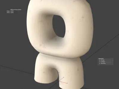 Abstract Decoration 3D model