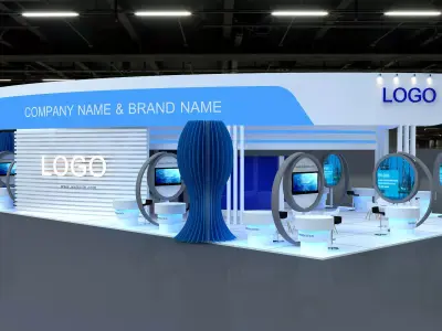 3D Exhibition 3D model buy