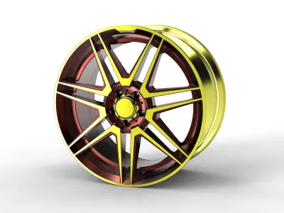 Car rim 3D model
