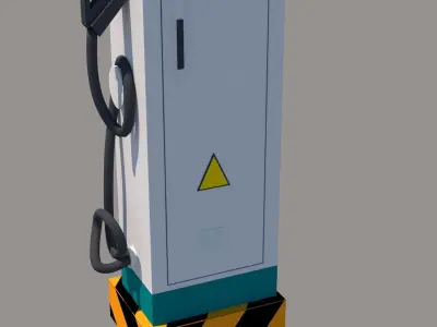 Charging station - Charging pile -EV- Car charger 3D model