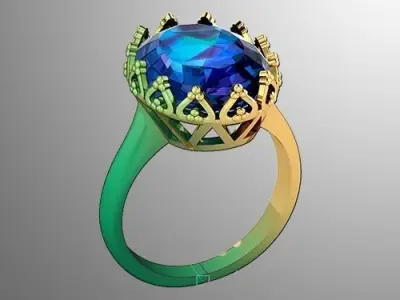 Ring  pk 1 3D print model