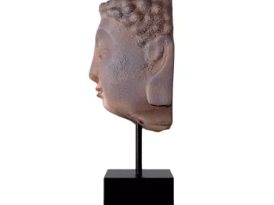 Head of Buddha 2 3D model